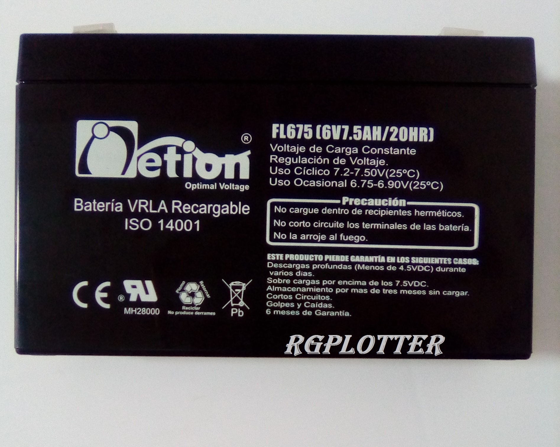 Bateria 6v 7ah para carros eléctricos