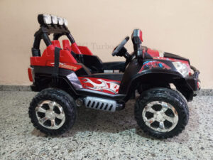 Carro eléctrico montable para niños, 4 ruedas, Juguete tipo coche con luces LED Vehículo de juego con control remoto